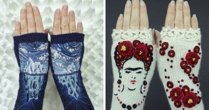 glove embroidery